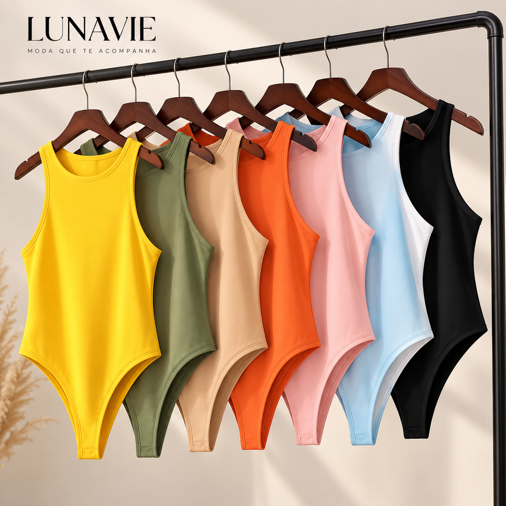Body Feminino Regata  — Básico, Elegante e Versátil