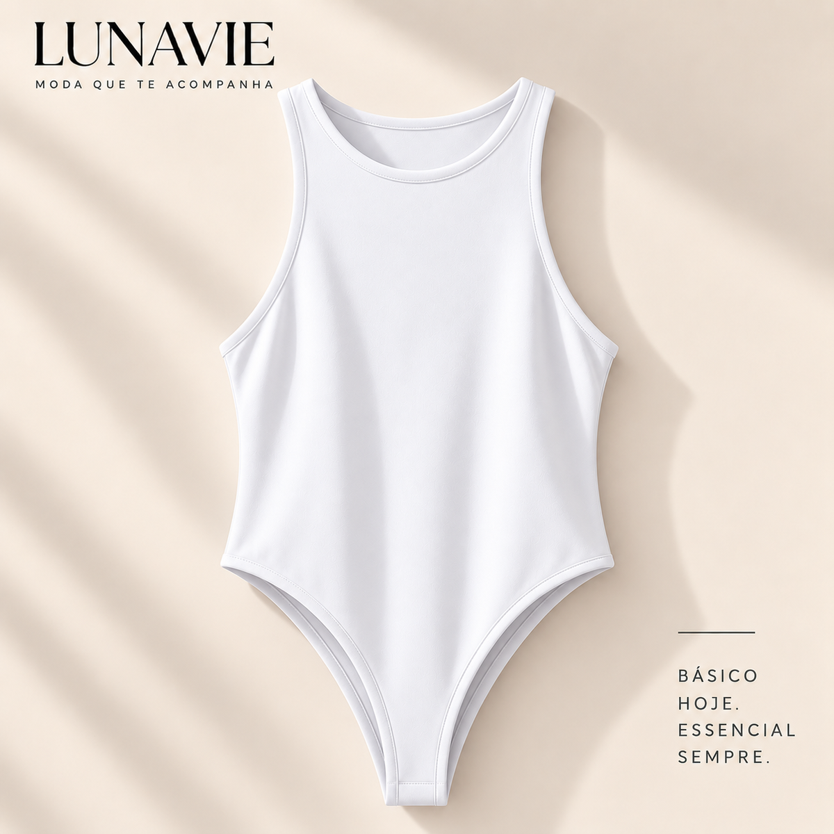 Body Feminino Regata  — Básico, Elegante e Versátil