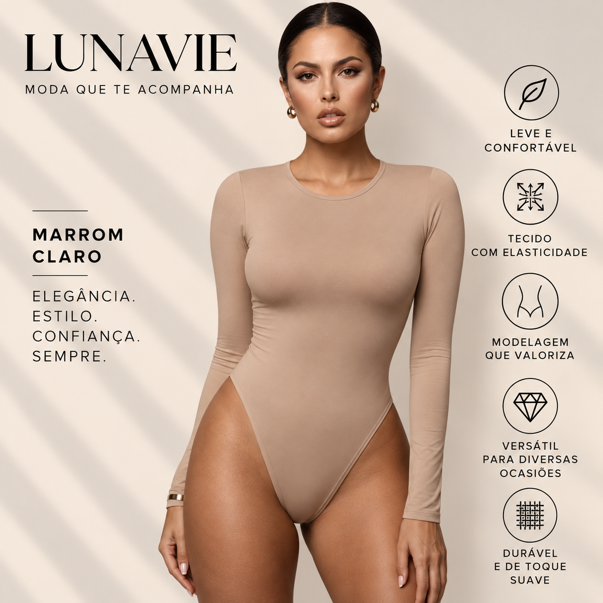 Body Serena Manga Longa