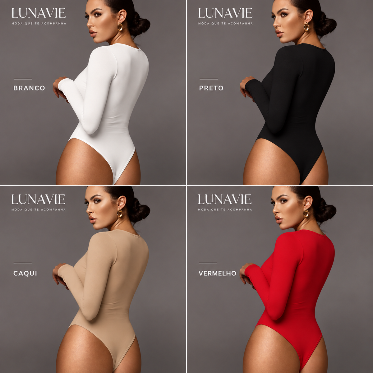 Body Serena Manga Longa