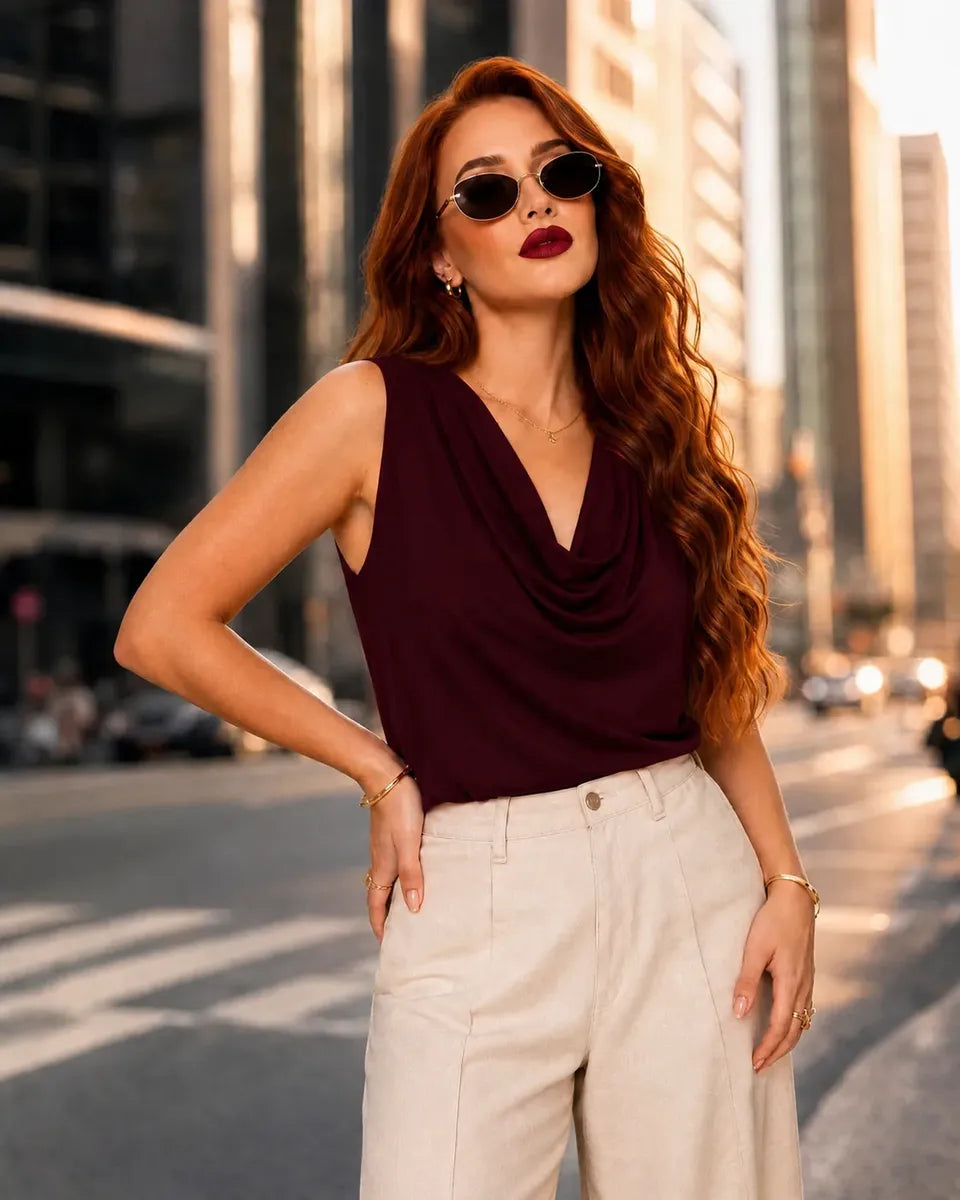 Blusa Feminina Multiforme Gola Boba