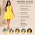 Vestido Curto Feminino em Viscolinho Tamanho único