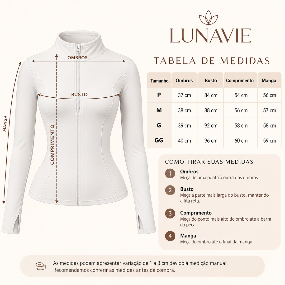 Jaqueta Esportiva Feminina com Proteção UV