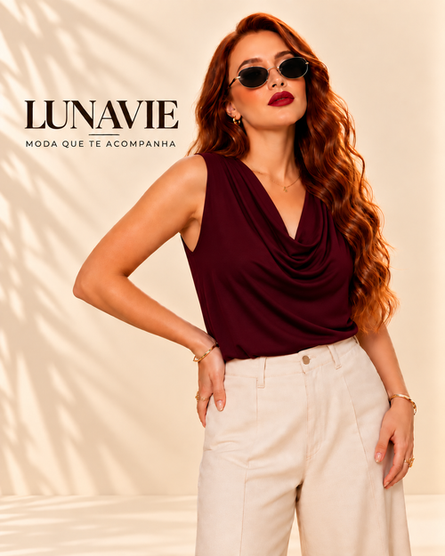 Blusa Feminina Multiforme Gola Boba